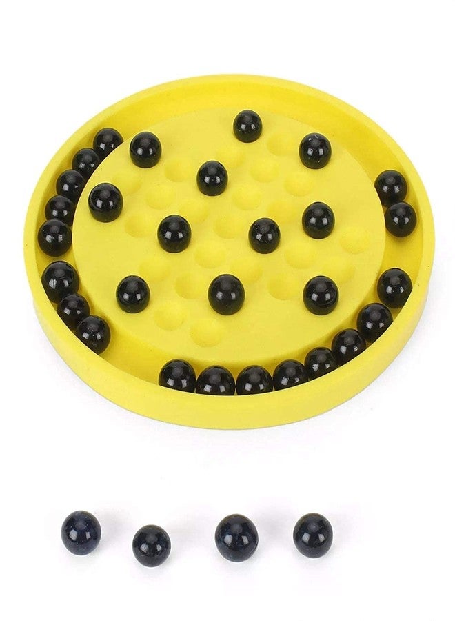 JAPSI Brainvita Board Game (MINI) | Marble Solitaire | Challenging Board Game | Brain Teaser | Best Gift for Kids | Mind Developing & Skill Enhancing Activity for Ages 5 Years & Above | Multicolor | - Image 5